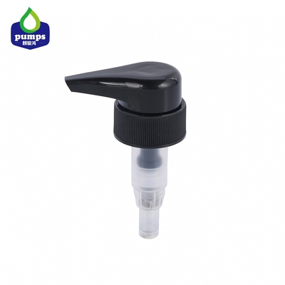 Chai dầu gội màu đen Mỹ phẩm Lotion Pump 4cc Liều lượng