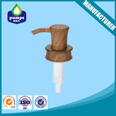 Máy bơm kem dưỡng da 33/410 bằng gỗ cho dầu gội chăm sóc cơ thể SPA
