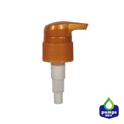Không tràn Máy bơm phân phối chai dầu gội 28mm 33mm với nắp đậy có gân