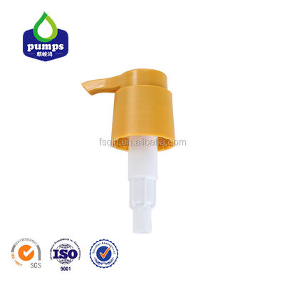 Nắp bơm chai 28mm rỗng Màu vàng Thân thiện với môi trường cho chai 500ml