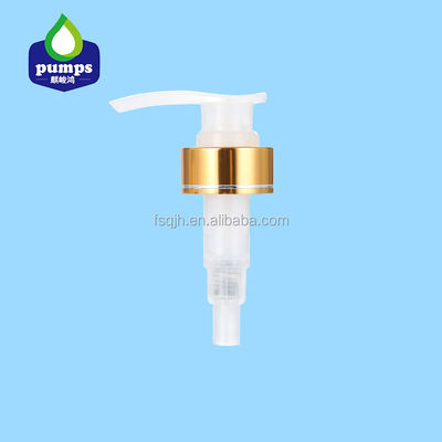 Mẫu miễn phí Bơm dưỡng da vàng 24-410 24-415 Logo tùy chỉnh Bơm phân phối xà phòng số lượng lớn