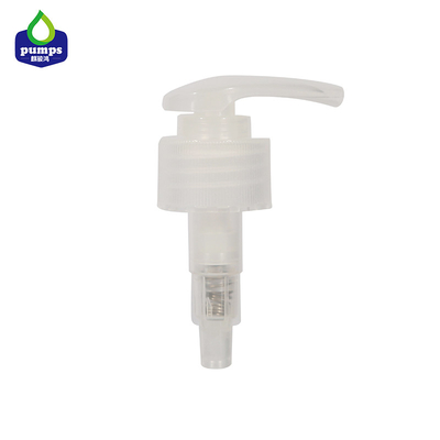 Bơm mỹ phẩm 24mm 28mm Bơm tái chế PP không tràn cho sữa rửa mặt